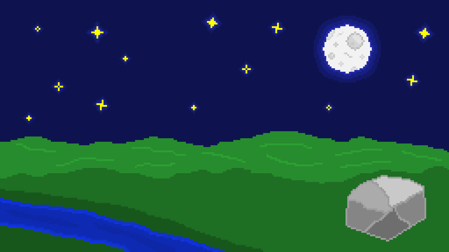 [4a59c4] Night Sky Background