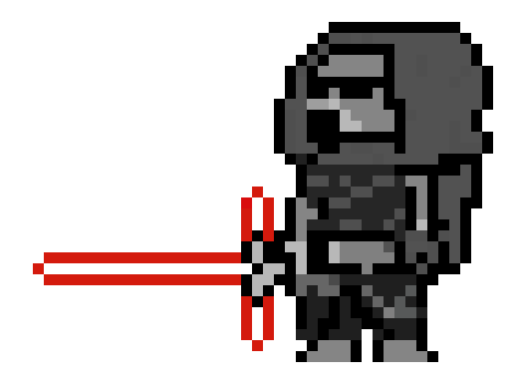 [9664c4] Pixel art star wars Kylo Ren