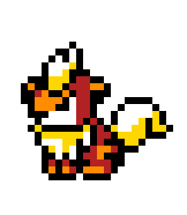[9664c4] Pokemon Pixel Art (Growlithe) - Luke Cicero