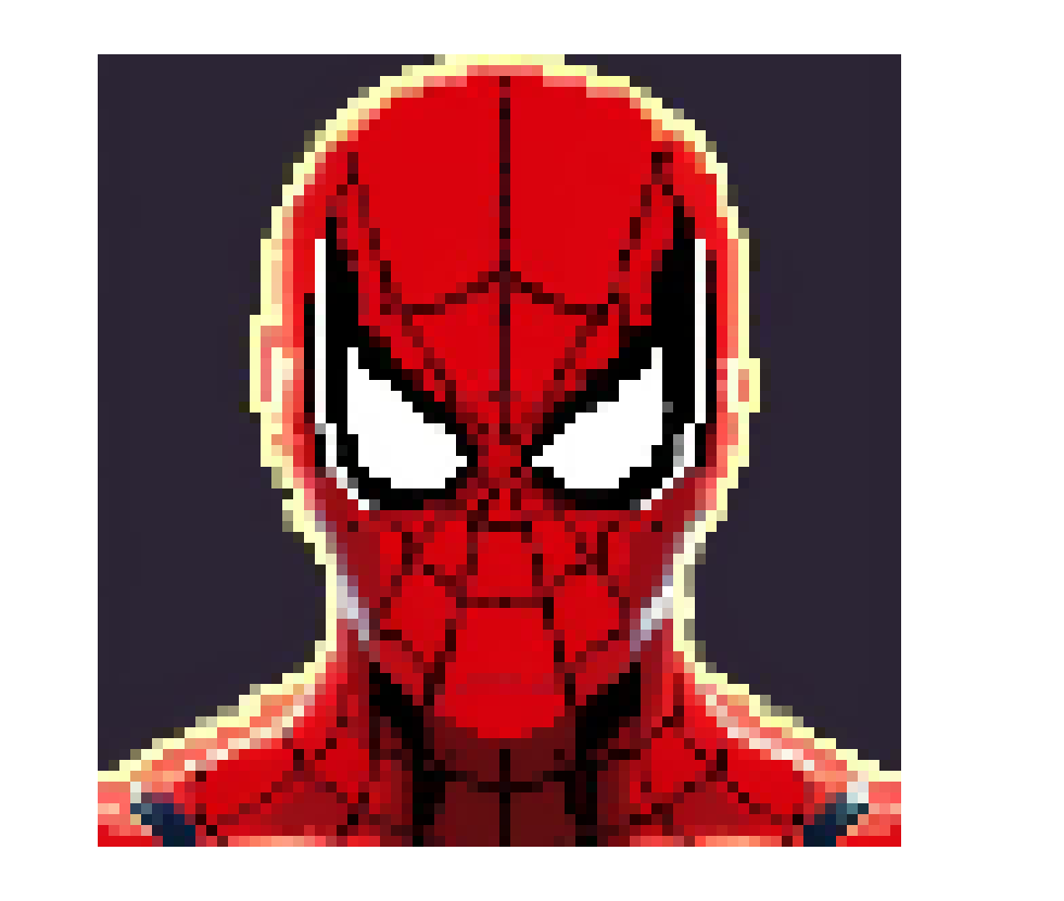 [9e2155] Spiderman Pixel Art
