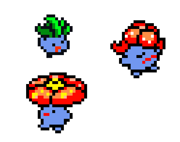 [9664c4] Oddish's Evolutions