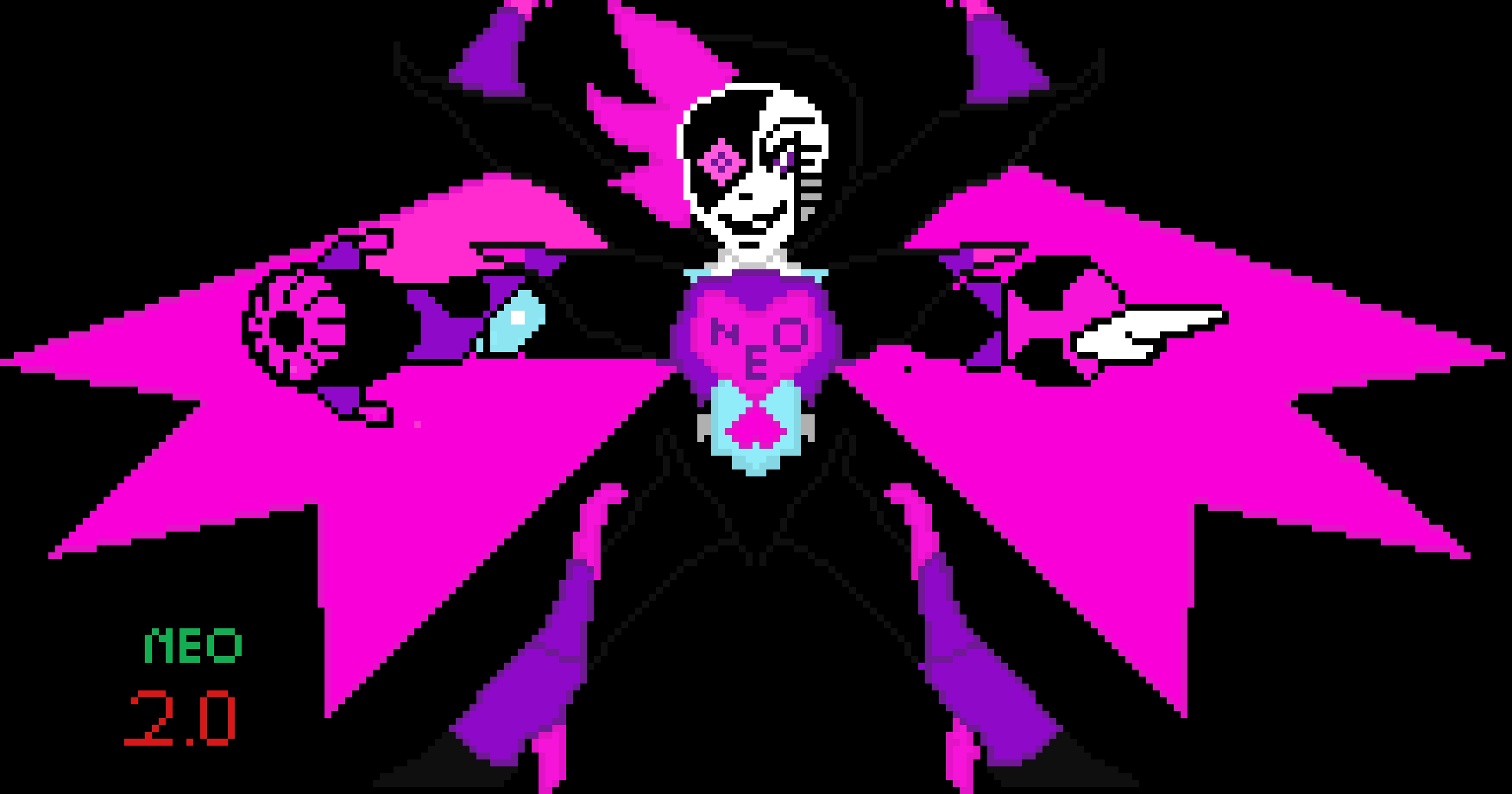 Mettaton NEO 2.0 battle sprite