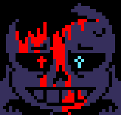 [7ce906] *(He'd take the stickmen, putting them near his fell version.) There. -HorrorTale Sans