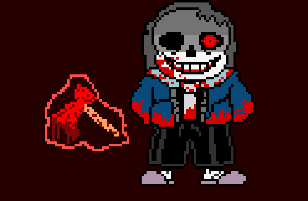 [7aff9e] Horrortale Sans Sprite