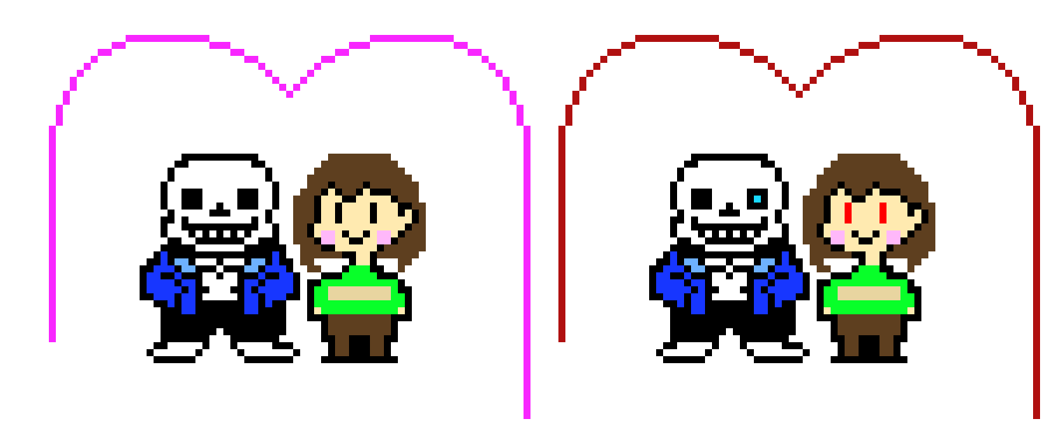 [9664c4] sans x chara