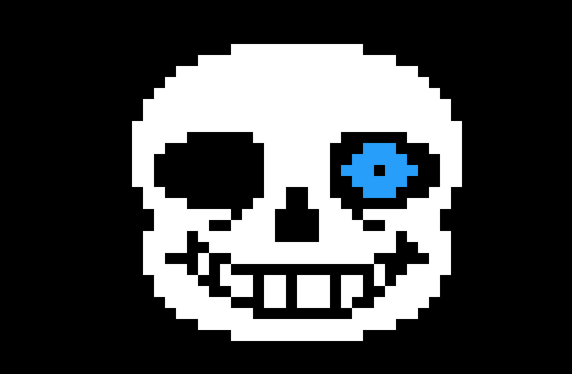 Sans Head (blue eye)