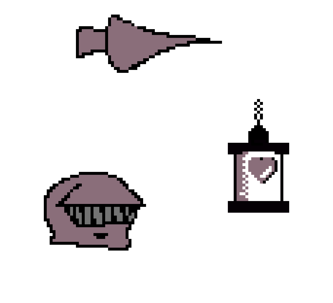 [8b88c0] UNDERTALE  dark brown-violet (chivalrous) SOUL