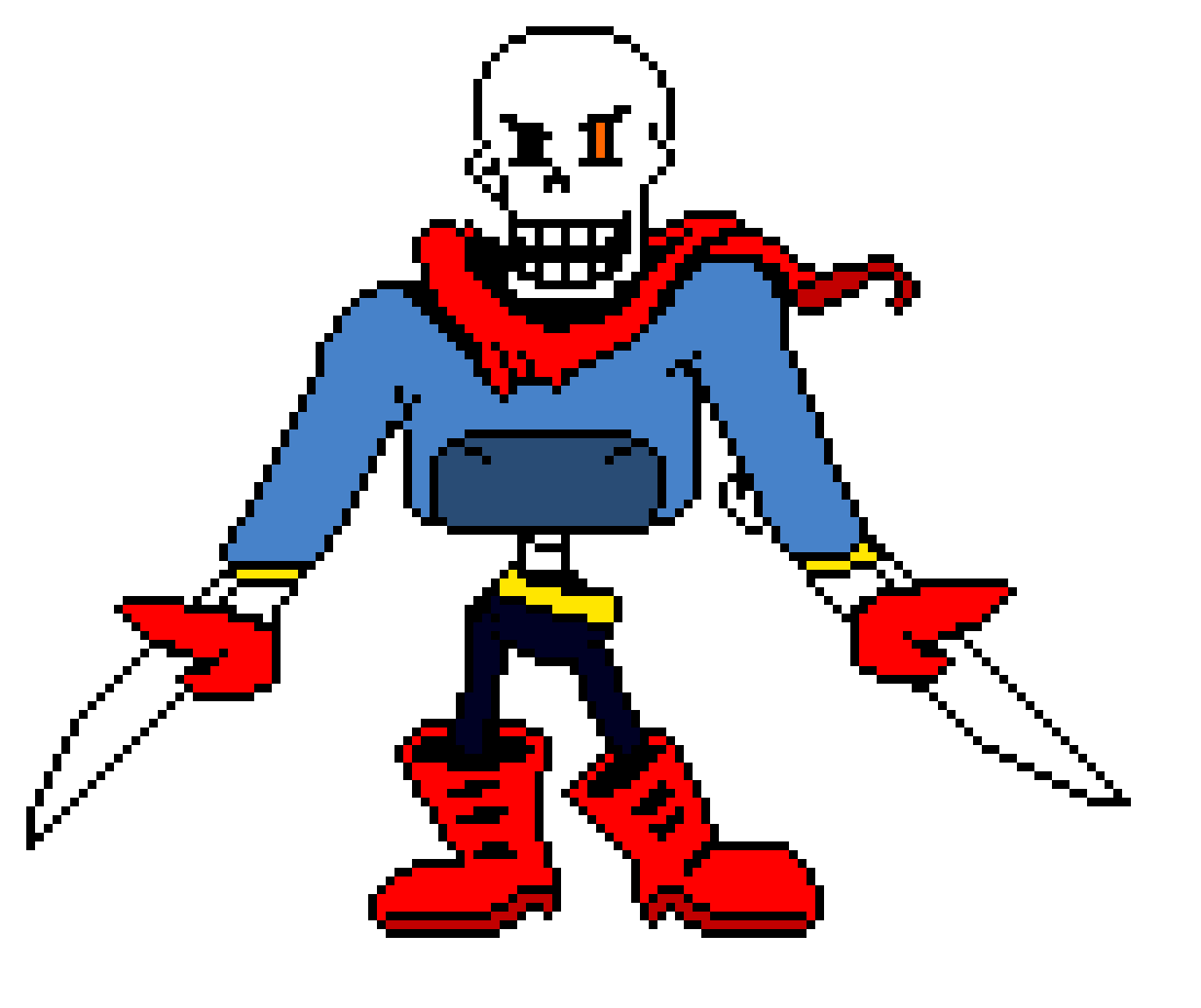 [0ab601] IJ!UnderTale:Disbelief Papyrus Phase 2 Sprite
