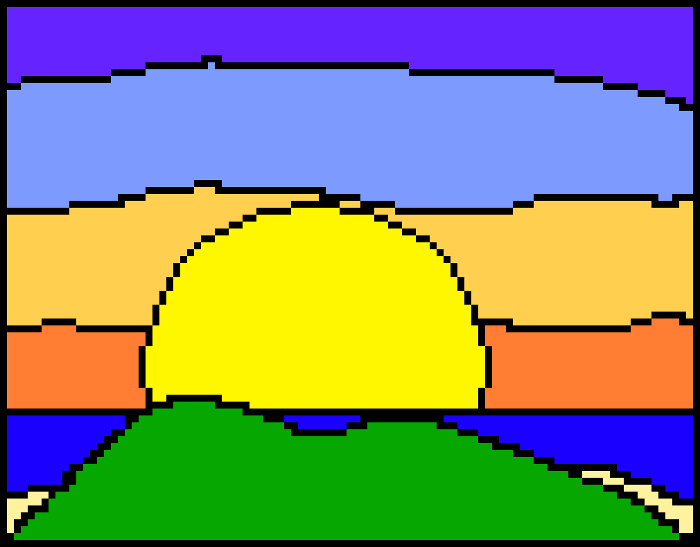 [37ffb9] Sunset