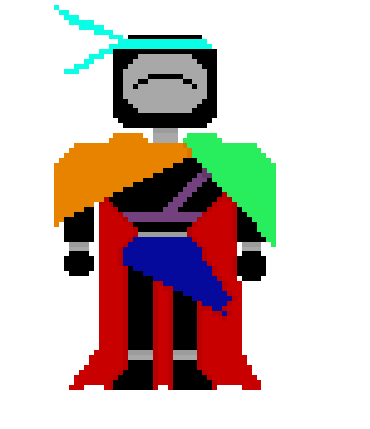 [2fcb16] Oh Heya HZ! Look at this suit I made! *In a flash he Hcanges into His night Stalker suit*