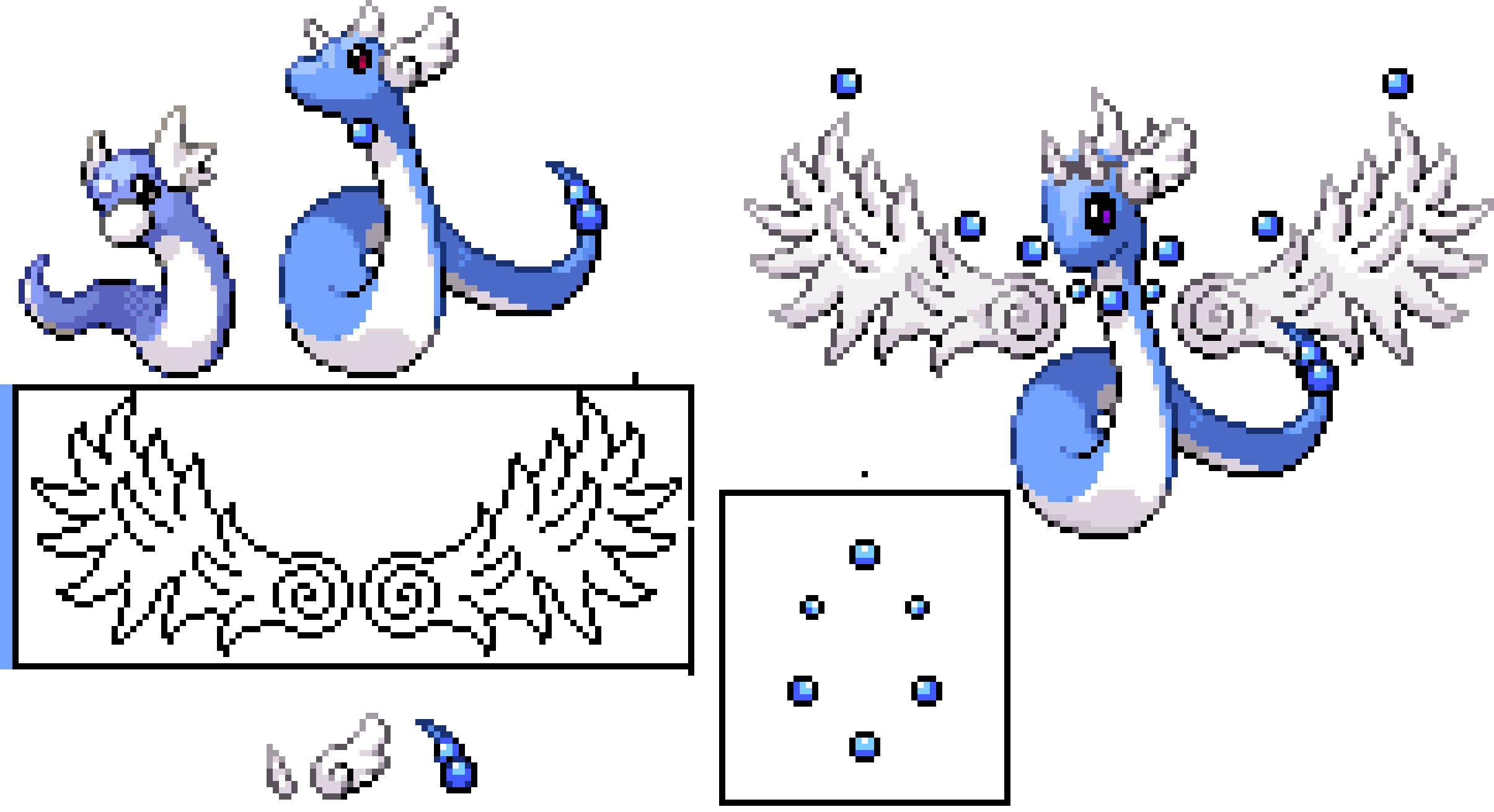 [9664c4] Dragonite Evolution chain remade parts