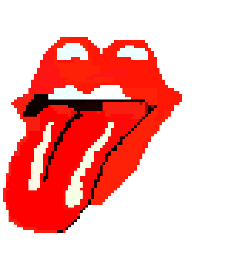 [9664c4] rolling stones pixel art