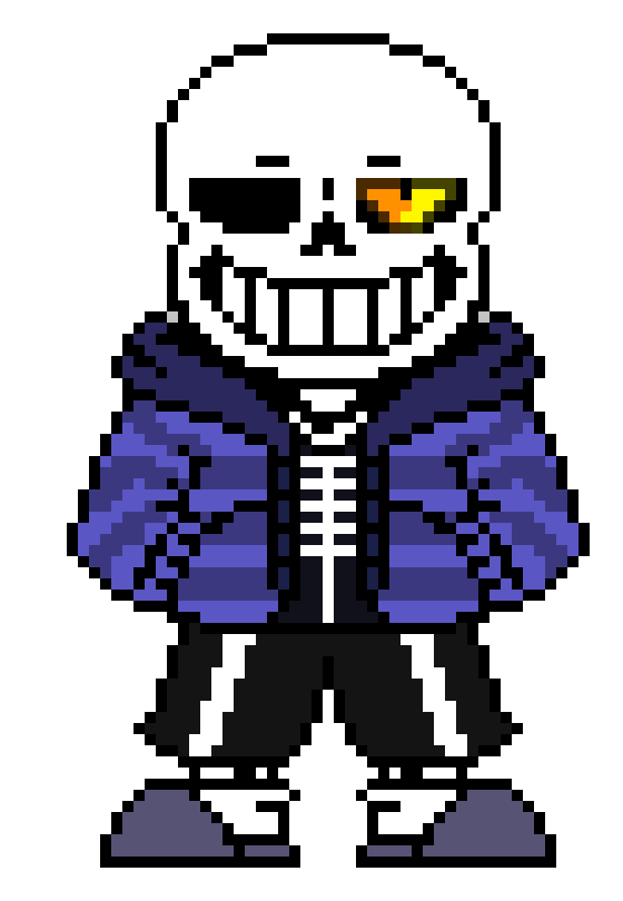 Me as Sans -BAD TIME-