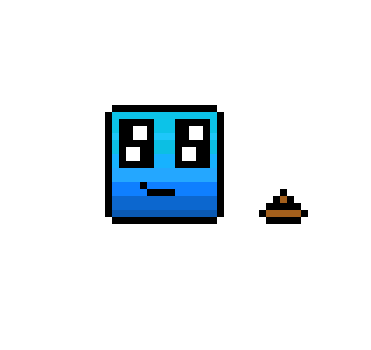 [9664c4] Blocky goes to the toilet!