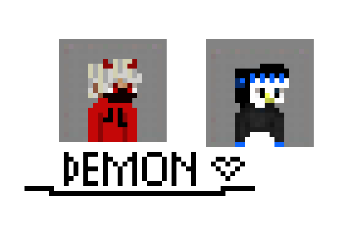 [9754b8] demon pixel art regalo