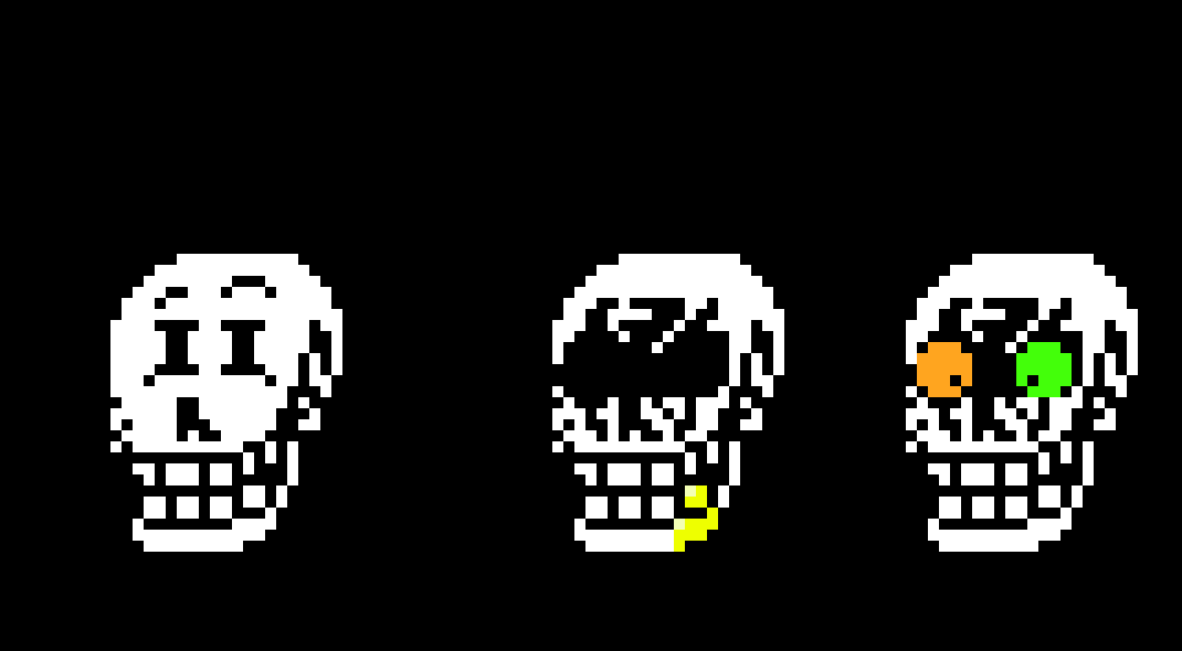 [6d923a] Working on US!Papyrus and this is bad. The regular eyes look like shit. Y e a h : D -Hammy