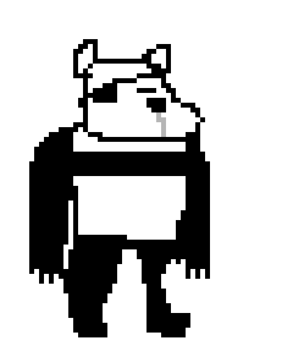 [9664c4] Urso Panda guerreiro