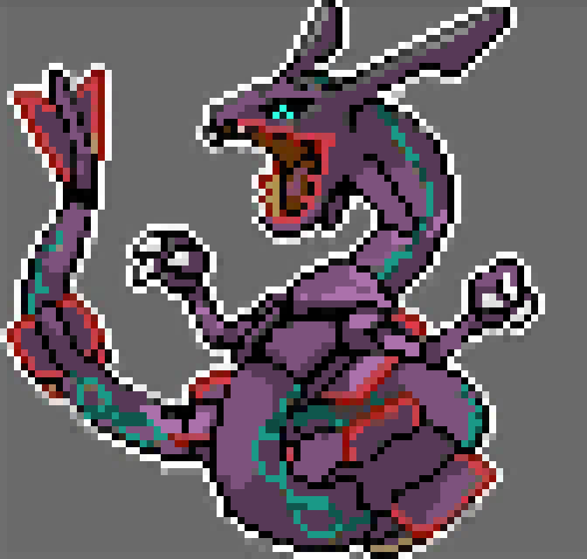 [77682a] Mirage the phantom Rayquaza