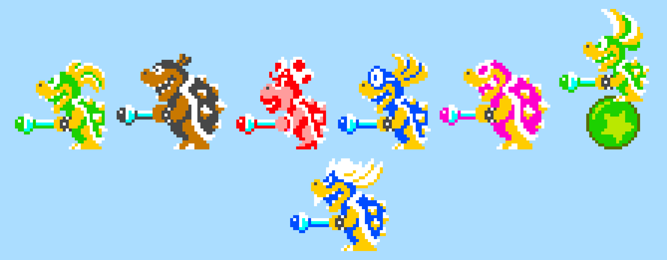 Super Mario Maker 2: Koopalings