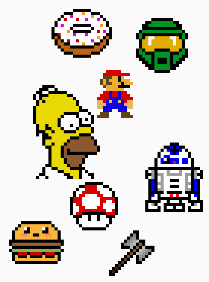 [9664c4] Pixle art
