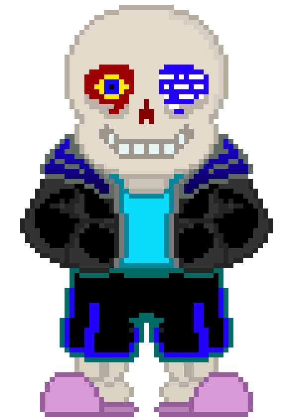 [9664c4] Glitchi ( my oc ) ver. 3