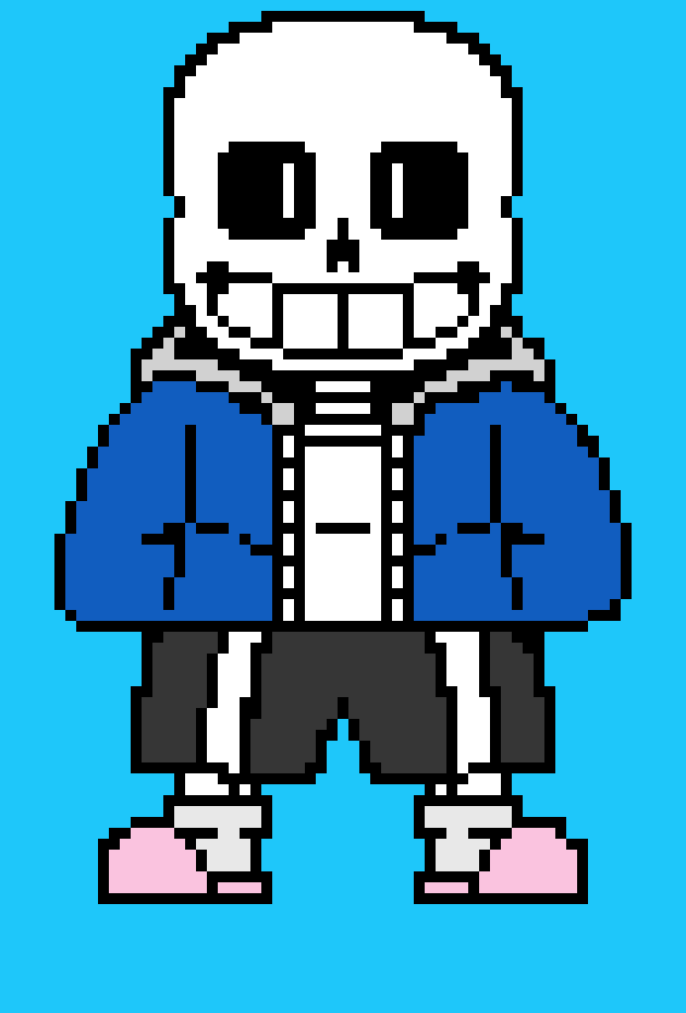 My UnderTale Sans with color wip