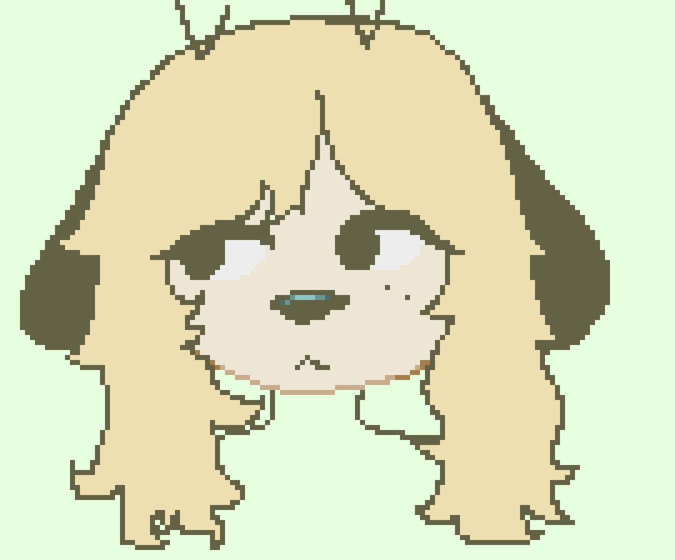 [5cbe69] i can't be bothered to find my old sprites, the process i know of is too tedious and the first sprite i DID find had an ahegao face. i really couldnt be bothered i was a weird ass kid