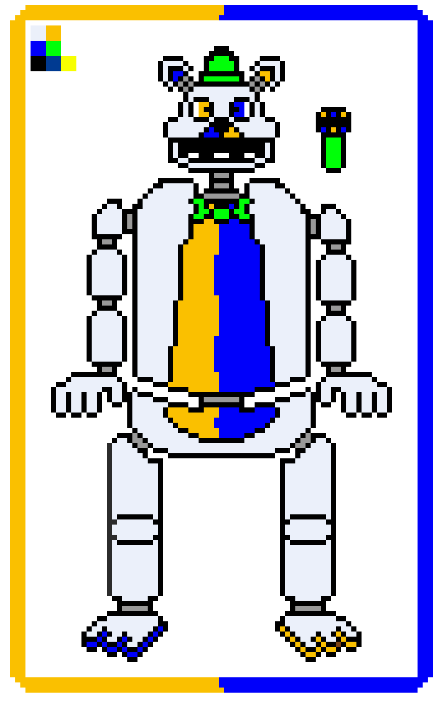 Poke'n Dots Classic Freddy For my Slime/Putty Animatronic Grid