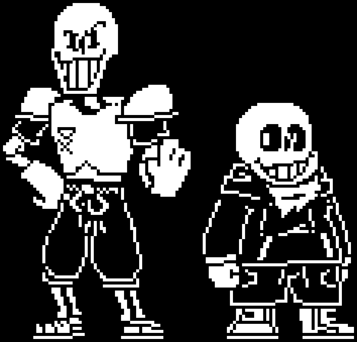 [1212f8] Sans runker guy and Papyrus funkin' gal but swapped but not but actually but actually not but actually is - K.Vargas