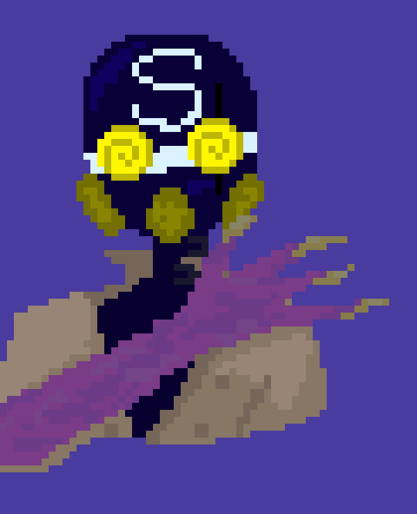 [236914] working on an important detail i forgot-- this monstrous purple arm is the only visible identifying detail they have- it's a product of their genetic tampering- i'd also like to mention they know of a lot of goings in the big government suggesting they have ties to them