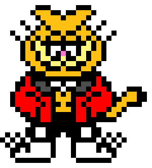 [88c0e4] Garfield the cat in sans mode