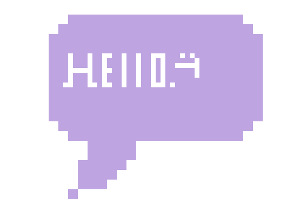 [9664c4] ok pixel speech bubble