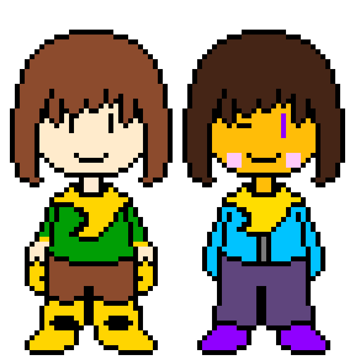 [9664c4] diffrentswap Chara, and Frisk