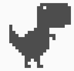 [011127] Dinosaur From Dinosaur Game