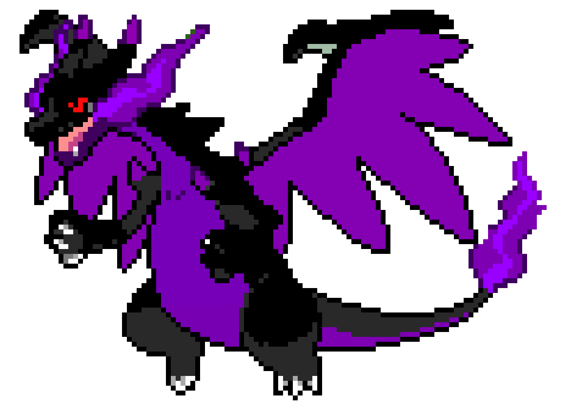 [9664c4] Mega Charizard X PURPLE