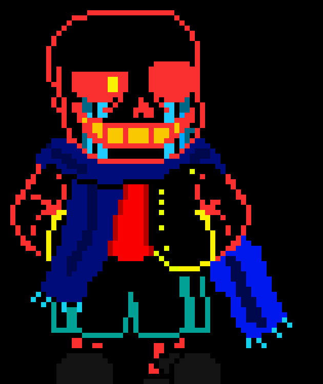 [2fe70b] I got to see my old teach Error 404... and Ink sans I think he loves me