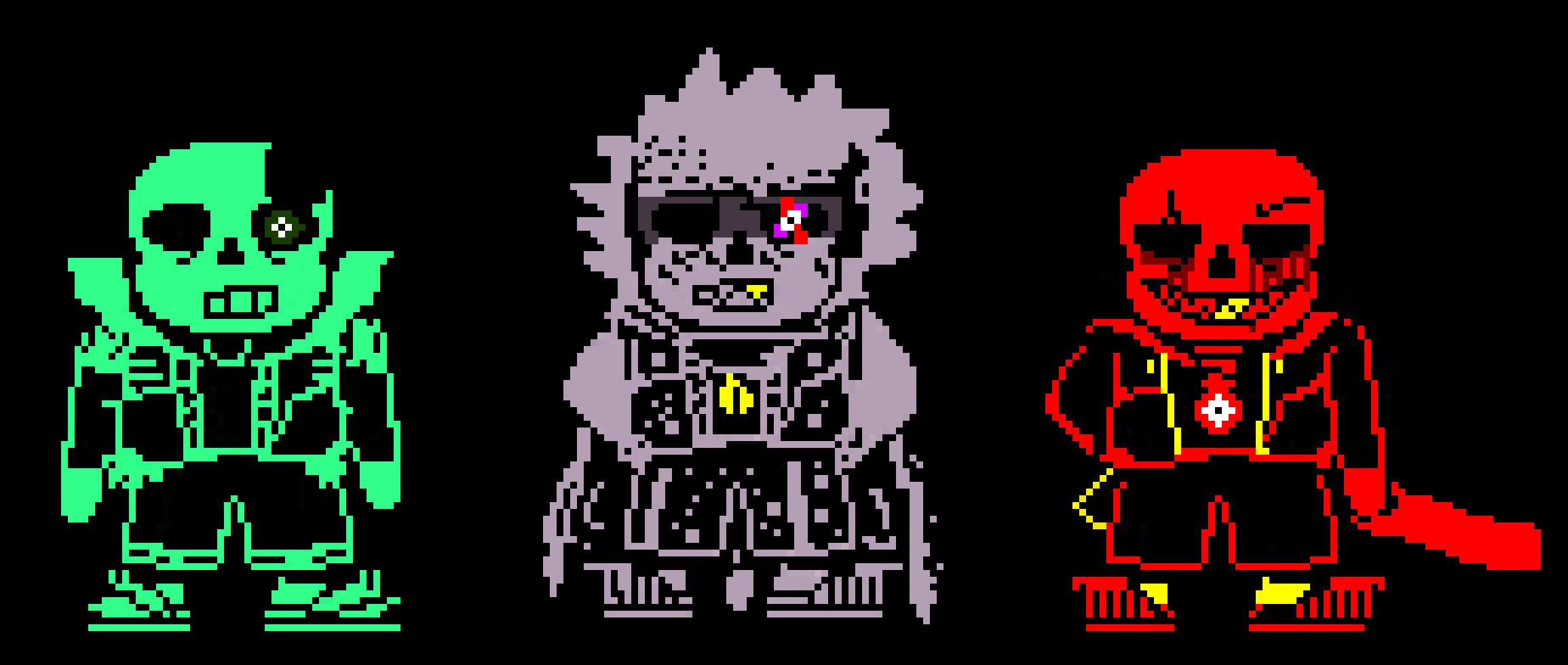 [7dc66f] AU!Murder Time Trio Remastered