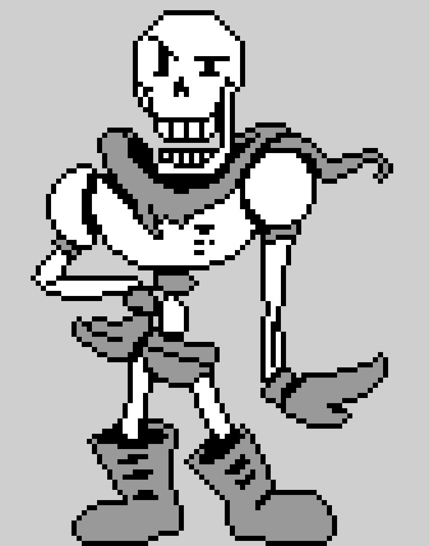 [9664c4] Greytale Papyrus sprite