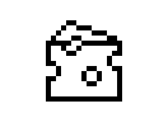 [9664c4] Cheese Black & White
