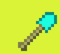 [9664c4] Minecraft diamond shovel