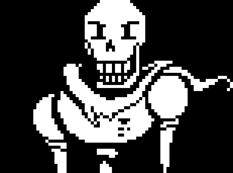 Undertale: Rejuvenation Papyrus Sprite.