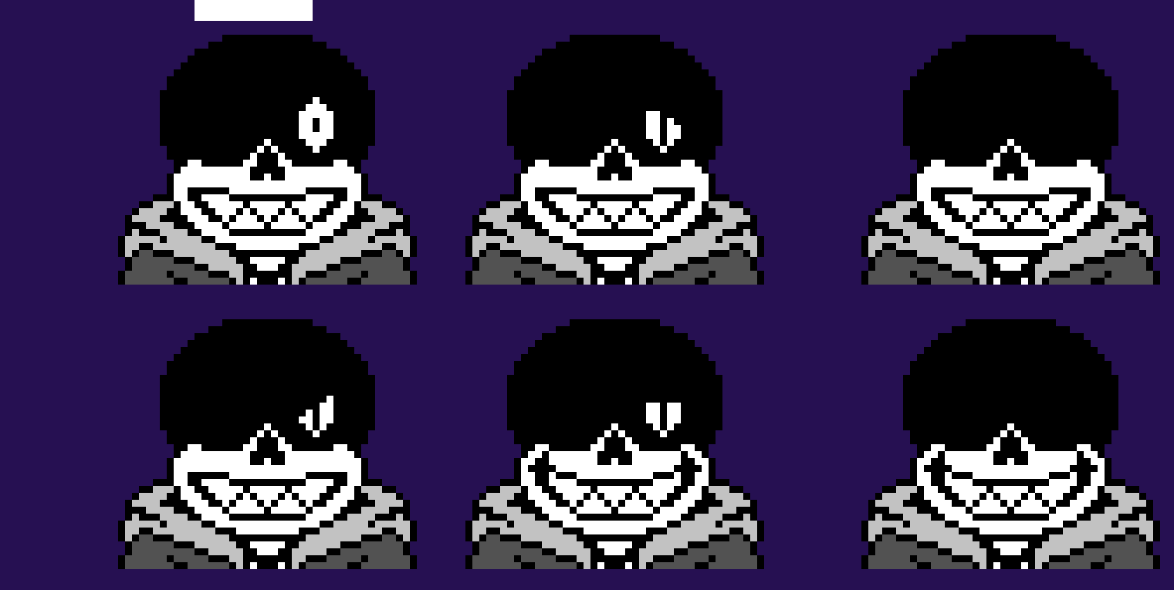 Shadow Sans Emotes full sprite WIP
