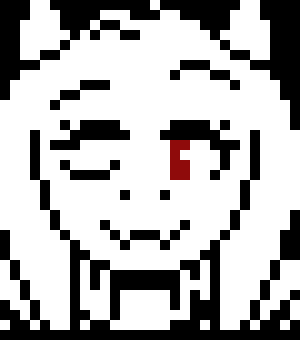 [7a0a81] (yeet) *toriel appears in front of may and boops her.* Boop! Heh! *she disappears.* (LOL)