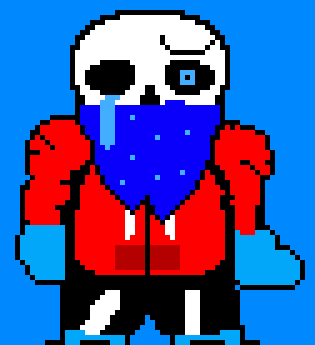 Disbelief Underswap Sans Battle Sprite