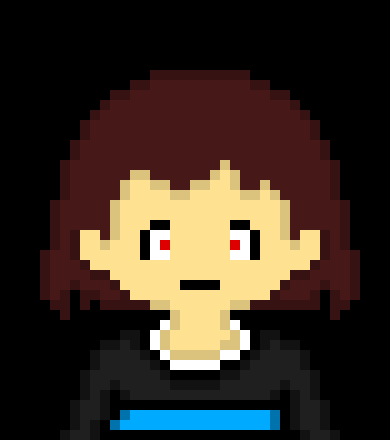 [b63bdb] *the illusion stops and Chara realizes that she helped the wrong person* DAMN IT
