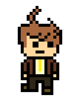 [9664c4] danganronpa pixel sprite walk 3