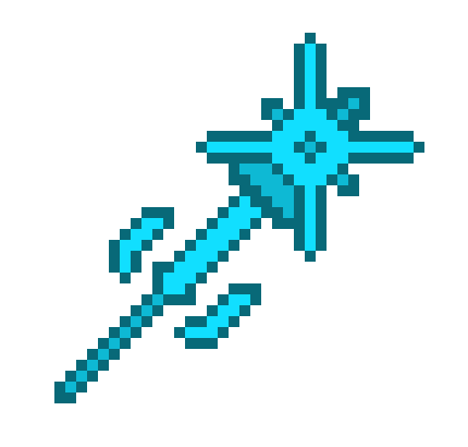 [9664c4] Pixel Mist Staff