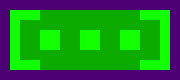 [1931b0] -around the magic drainer, 6 transparent green balls of light appear, shooting a lazer at the Center emblem, making it green-