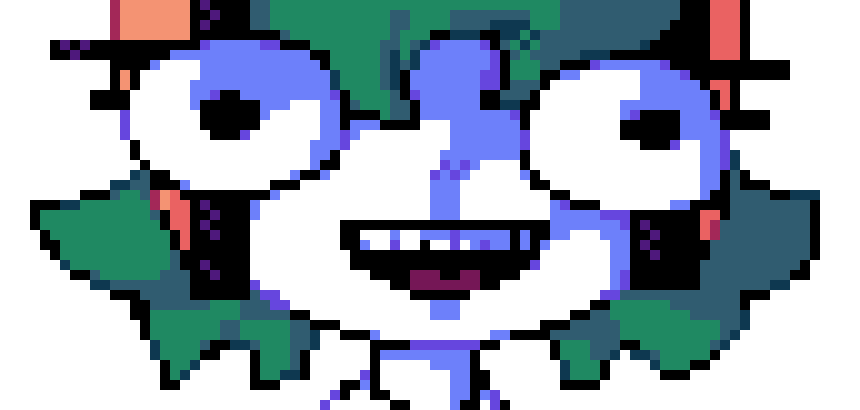 [8426a8] imagine not being a precise and intentional with your pixel placement and shaping what a nerd