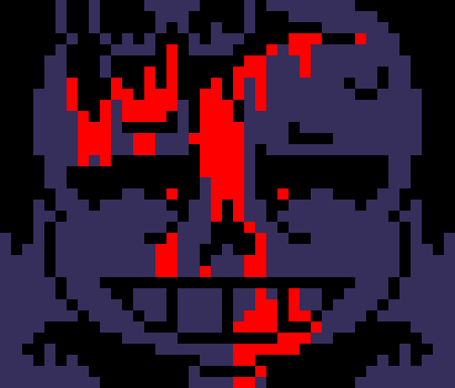 [7ce906] *(Demented appeared, then him and the fell verison disappeared.) -HorrorTale Sans
